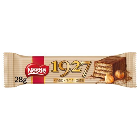 Nestle 1927 Milk Chocolate Coated Wafer With Hazelnut Cream 28 G