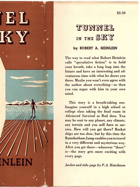 Tunnel In The Sky Robert A Heinlein First Edition