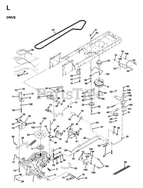 Jonsered Lth Jonsered Lawn Tractor Drive Parts Lookup