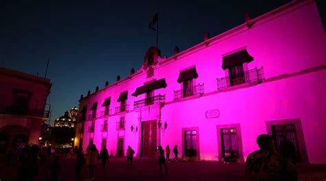 Se Ilumina De Rosa Palacio De Gobierno CIONoticias