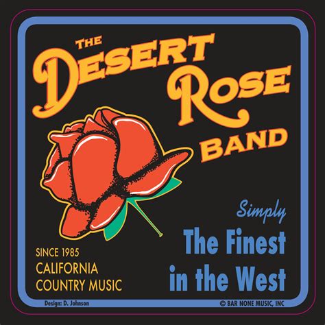 Desert Rose Band Logo Sticker – Chris Hillman ® DESERT ROSE BAND ...