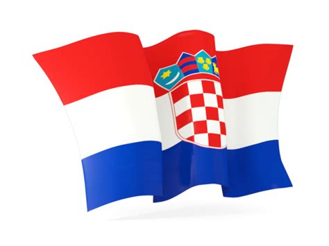 Waving Flag Illustration Of Flag Of Croatia