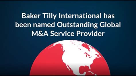 Baker Tilly International Named Outstanding Global Manda Service