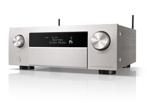 Denon AVC X4800H 9 4 Kanal 8K AV Receiver Mit Sprachsteuerung Silber