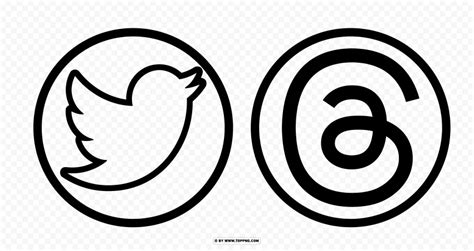 Twitter Logo Black Png cutout PNG & clipart images - Page 2 | TOPpng