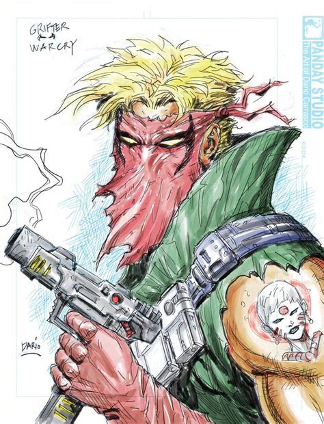 Grifter Sketch Colored by Darry on DeviantArt