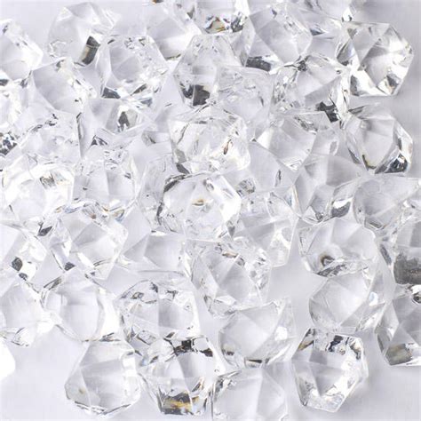 Clear Acrylic Ice Rock Gems Confetti Table Scatters Party