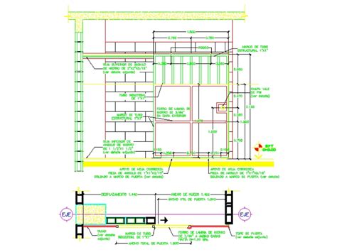 Puerta Corrediza En Autocad Descargar Cad Kb Bibliocad