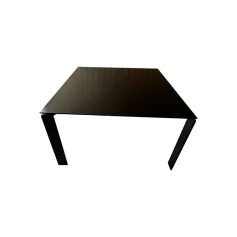 Tavolo Quadrato Four In Laminato Nero Kartell Deesup