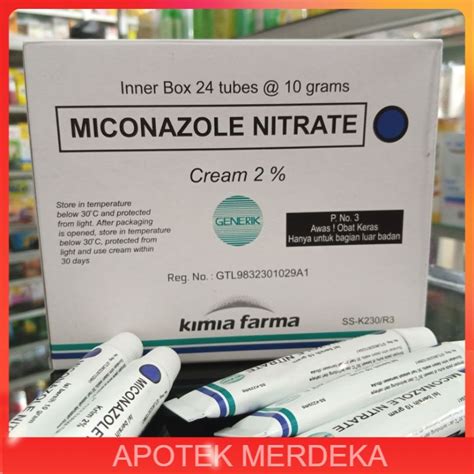 Jual Miconazole Cream 10gr Myconazole Cream 10 Gram Salep Jamur