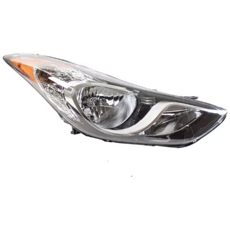 Faro Derecho Halogen Hyundai Elantra 2011 2013 Sedan Meses Sin Intereses