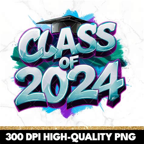 Class Of 2024 Png Graduation 2024 Senior Sublimation Design Senior