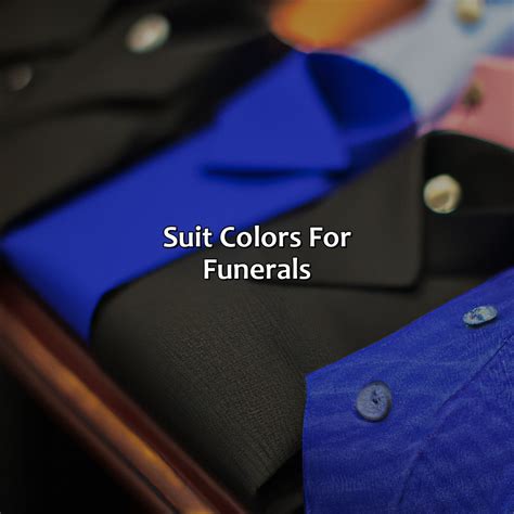 What Color Suit For Funeral - colorscombo.com