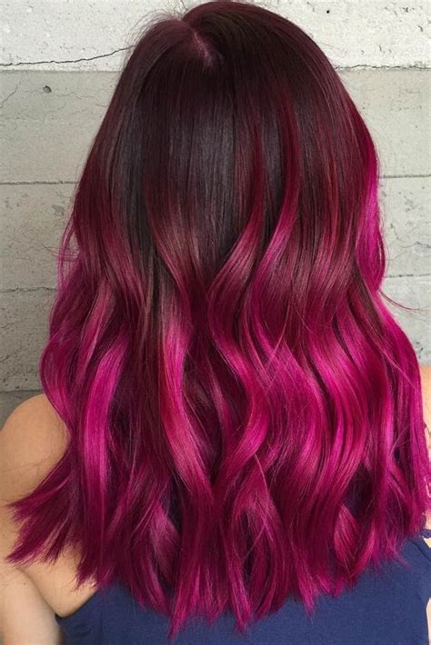 Hot Pink Ombre Hair