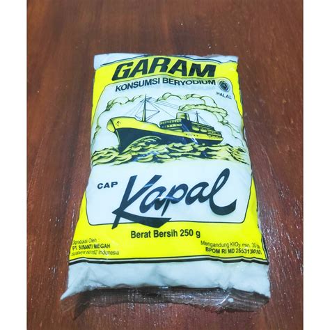 Jual Garam Cap Kapal 250 Gram Shopee Indonesia