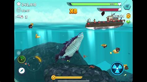 Sharkjira Gameplay Hungry Shark Evolution YouTube