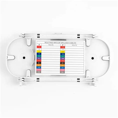 Plateau D épissure De Fibre Optique 24 Cœurs Ftth Boîte De Protection