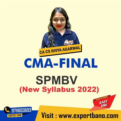 Cma Final Strategic Performance Management And Business Valuation Spmbv