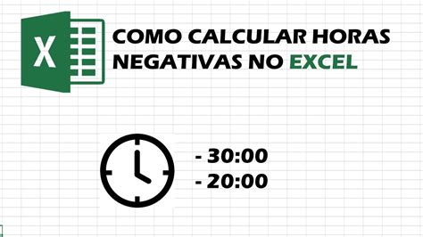 Excel Como Calcular Horas Negativas Youtube