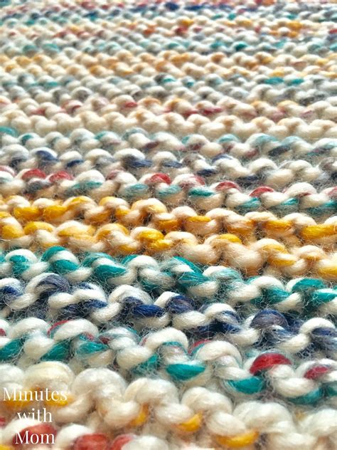 Simple Garter Stitch Blanket With Free Pattern Yarnhookneedles