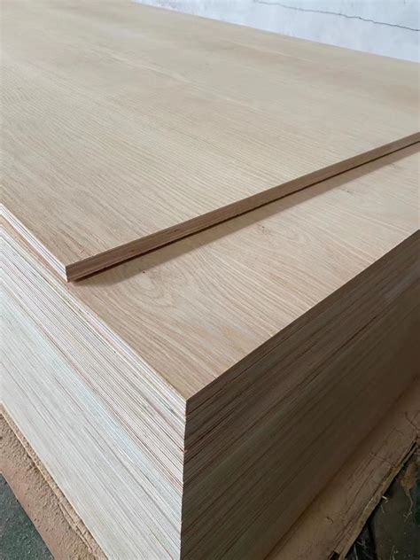 Professional Red Oak Veneered Sheet Red Oak Plywood Factory Ft Red