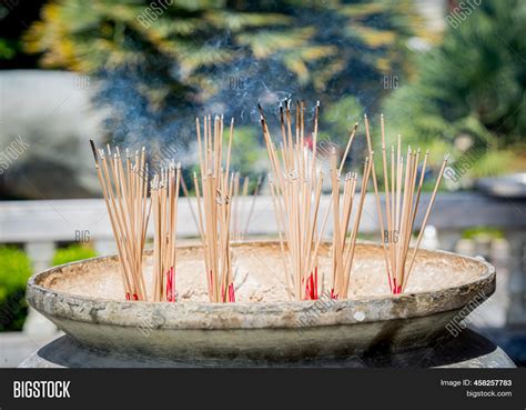 Ritual Burning Incense Image And Photo Free Trial Bigstock