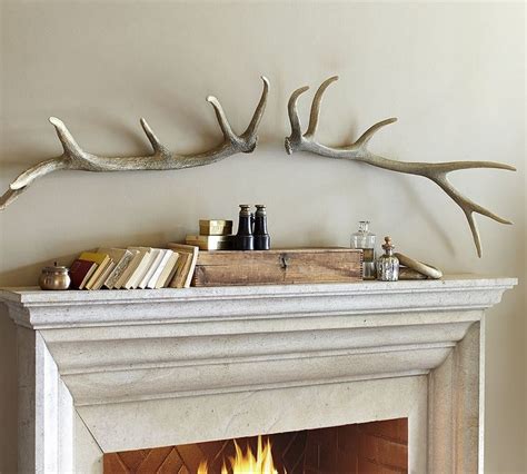 Pottery Barn Oversized Antler Set Antler Wall Decor Modern Antler