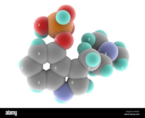 Psilocybin Psychedelic Mushroom Molecule Fotos Und Bildmaterial In