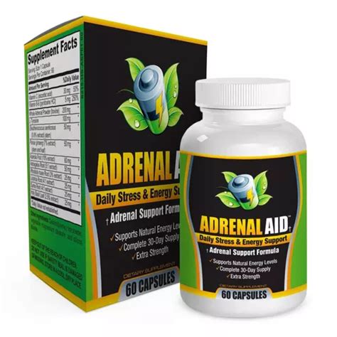 Adrenal aid Fatiga Suprarrenal Suplemento Complejo Apoyo Envío gratis