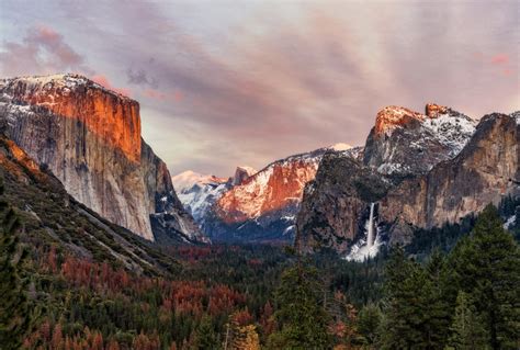 K White Landscape Yosemite National Park Brown Mountain El