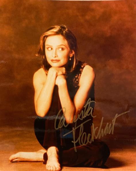 Calista Flockhart Signed Photo