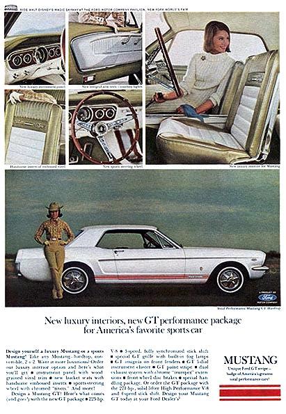 1965 Ford Mustang Advertisements