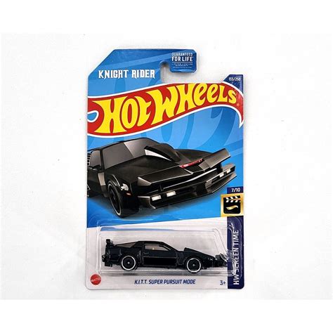Hot Wheels KITT Super Pursuit Fashion Knight Rider HW Screen Time Shopee Philippines