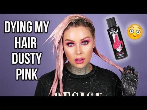 DIY DUSTY PINK HAIR COLOR!! | KristenLeanneStyle | Karsyn Hair Blog | Dusty pink hair, Hair ...