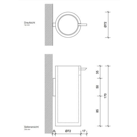 Distributeur de savon mural 390ml en fonte minérale look Corian