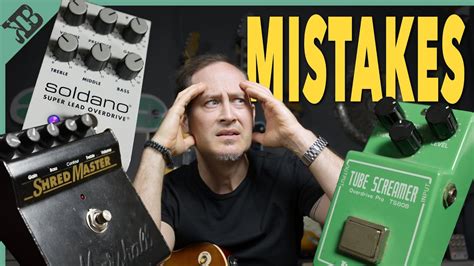 Most Common Mistakes With Overdrive Pedals Gear Corner Youtube