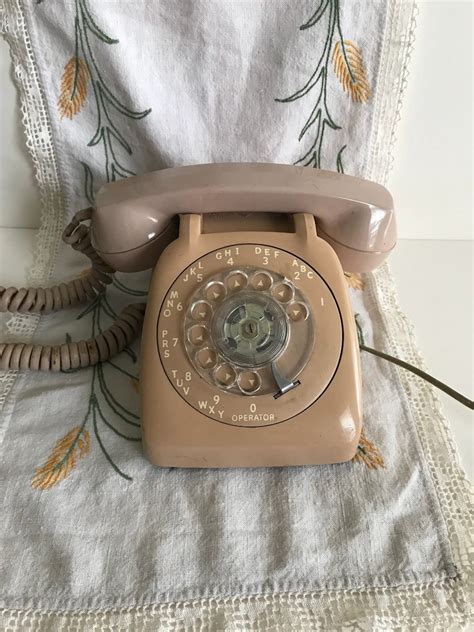 Vintage Rotary Dial Telephone Etsy