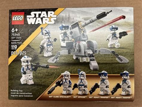 Lego Star Wars 501st Clone Troopers Battle Pack New And Sealed 119 Pcs 75345 Lego Ebay