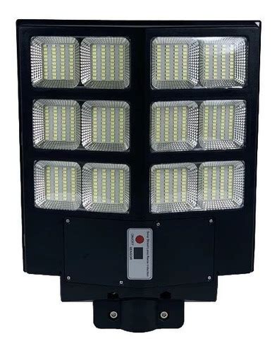 Foco Led Solar 600w Luminaria Panel Gran Angular Anclaje Cuotas Sin