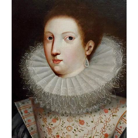 16th17th Century Century Oil Painting Portrait Of An Aristocratic