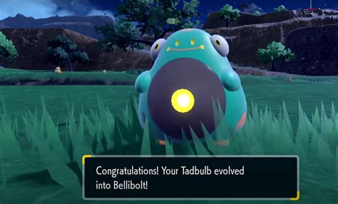 Pokemon Scarlet And Violet How To Get Bellibolt Evolve Tadbulb Into