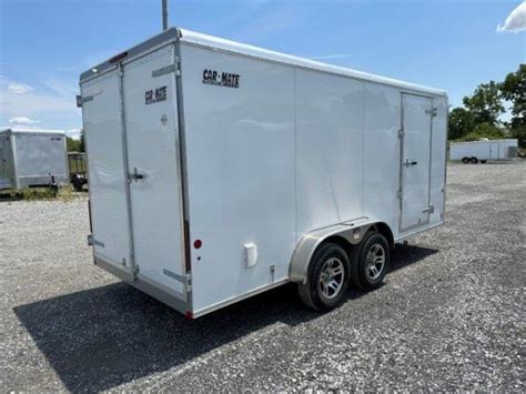 Carmate 7 X 16 Enclosed Cargo Trailer Barn Doors