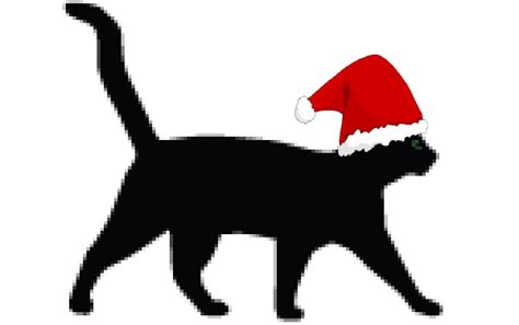 Christmas Cat Clip Art At Vector Clip Art Online Royalty