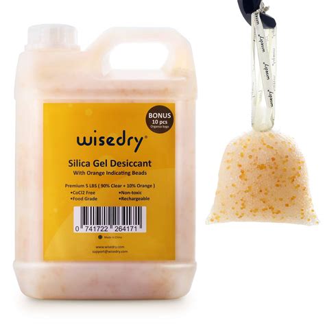 Wisedry Lbs Silica Gel Beads Reusable Color Indicating