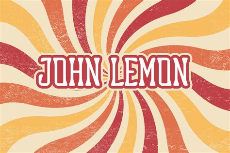 John Lemon Font By Mightyfire · Creative Fabrica