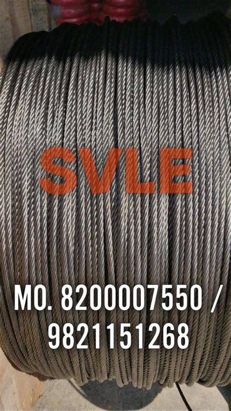 Customized Steel Wire Ropes 1000 M 10 Mm At Best Price In Ahmedabad