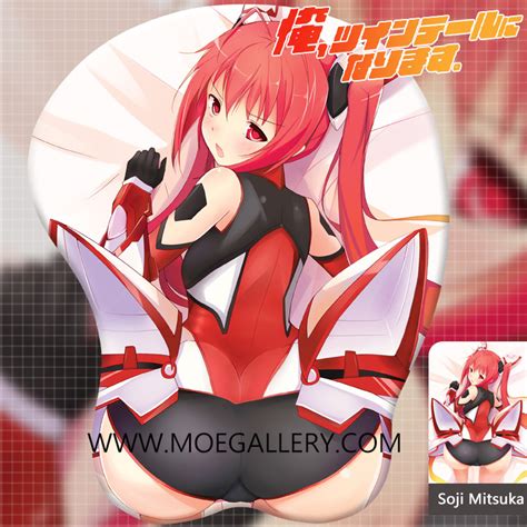 Gonna Be The Twin Tail Tail Red Soji Mitsuka Anime 3d Mousepads [mousepad Tail Red 01] 24 99