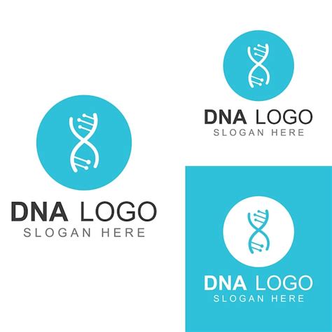 Logotipo De Vetor De Dna Logotipo M Dico Moderno Design De Modelo