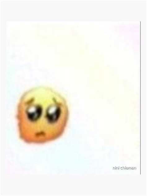 Very Small Sad Cursed Emoji Sticker By Sereinoir Redbubble