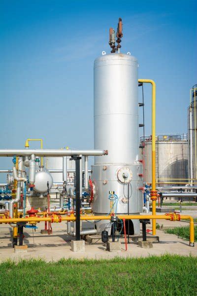 Gas Tank In Oil Processing Plant Stock Photo Zorandim 116242258